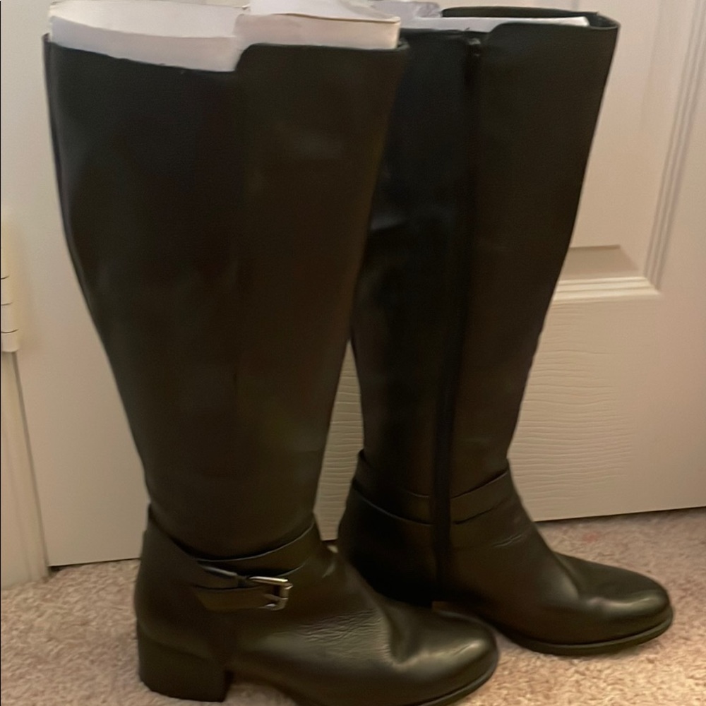 Women's Black Leather Boots